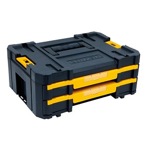ארגז כלים TSTAK שתי מגירות DEWALT