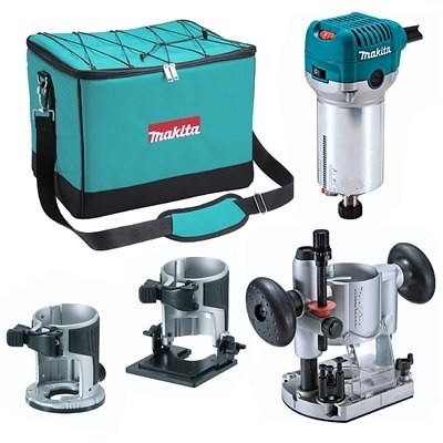רוטר/טרימר משולב חשמלי MAKITA RT0700CX2 710W מקיטה