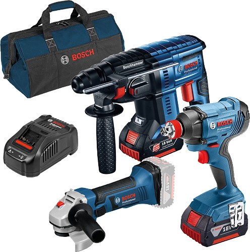סט 3 כלים 18V 6AH BOSCH L37