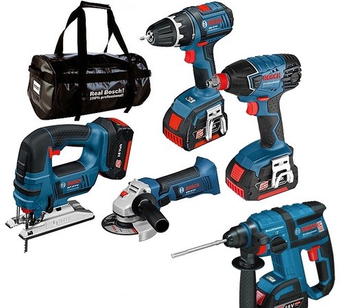 סט 5 כלי ליתיום BOSCH