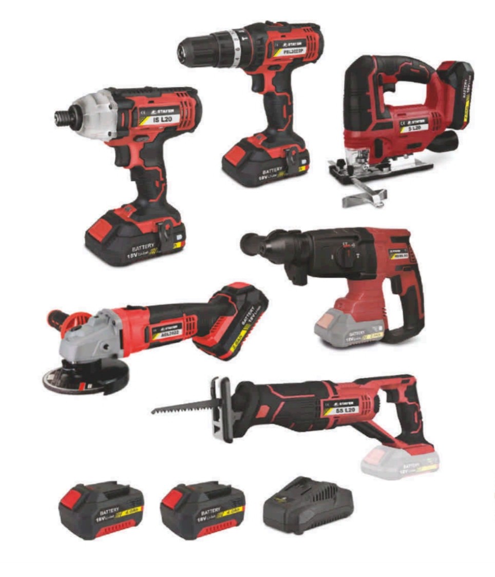 סט 6 כלים נטענים בתיק נשיאה מהודר