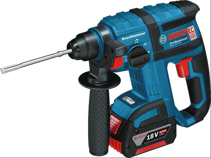 פטישון נטען כולל סוללות Bosch GBH 18V-LI