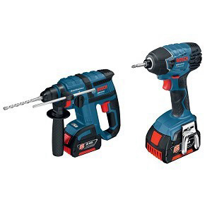 סט פטישון ברשלס ואימפקט 18V FD4 BOSCH