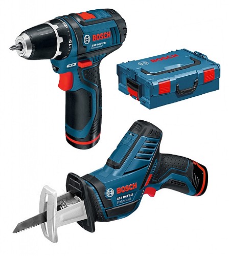 סט ליתיום 10.8V מברגה ומסור חרב BOSCH