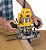 רוטר/טרימר משולב חשמלי DeWALT D26204K 900W דיוולט