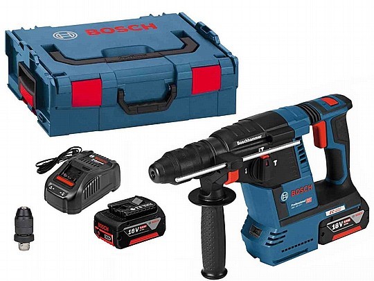 פטישון כולל סוללות Bosch GBH 18V-26 F