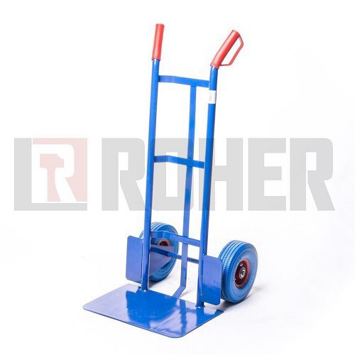 עגלת סבלים ROHER TOOLS מברזל גלגלים מלאים דגם C-1830