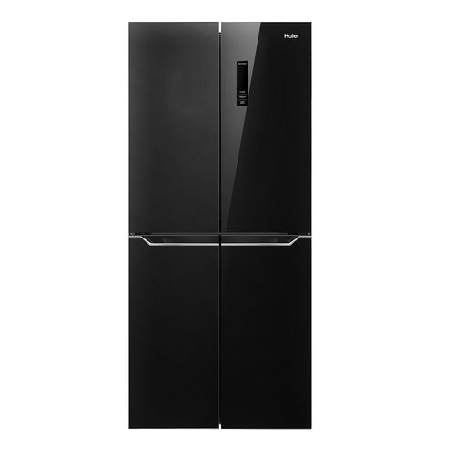 מקרר 4 דלתות Haier האייר HRF4482FB זכוכית שחורה