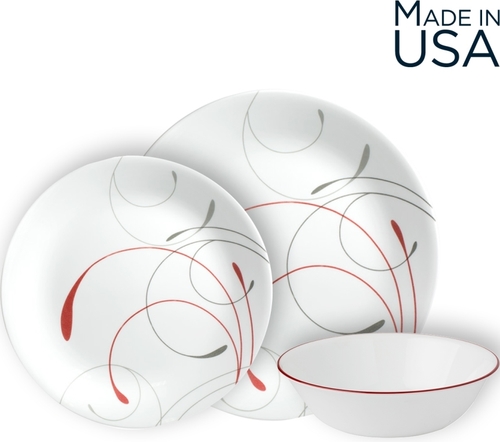 סט צלחות 18 חלקים עגול, קורנינג ספלנדור | Corning Ware Splendor