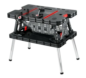 שולחן עבודה מתקפל FOLDING WORK TABLE לנשיאת משקל של עד 453 ק"ג כתר KETER