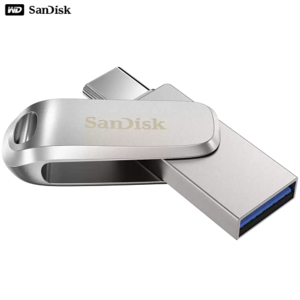 זיכרון נייד SanDisk Ultra Dual Drive Luxe USB Disk On Key 256GB