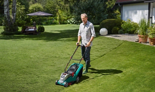 מכסחת דשא 36V מקצועית דגם:ROTAK 37 LI תוצרת BOSCH