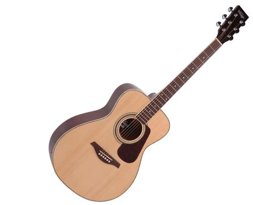 זוית נוספת Vintage V300 Acoustic Folk Guitar Outfit - Natural