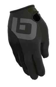 כפפות רכיבה שטח פולסיזן  MTB GLOVES שחור מאווררות ומנדפות,אצבעות למסך מגע 