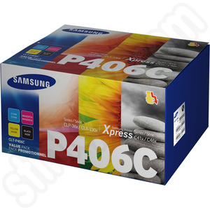 סט 4 טונרים מקוריים CLT-P406C samsung