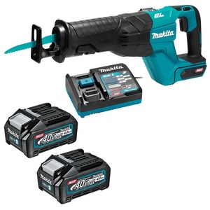 משור חרב 40V ללא פחמים JR001G כולל 2 סוללות 5.0AH ומטען MAKITA