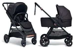 עגלת תינוק ארמדילו פליפ Armadillo Flip XT³ בצבע שחור/מוזהב Black Copper