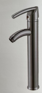 ברז פרח גבוה לכיור מונח ניקל 6008-01 סחר - א