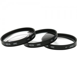 סט פילטרים Hoya 58mm close up macro lens set +1,2,4
