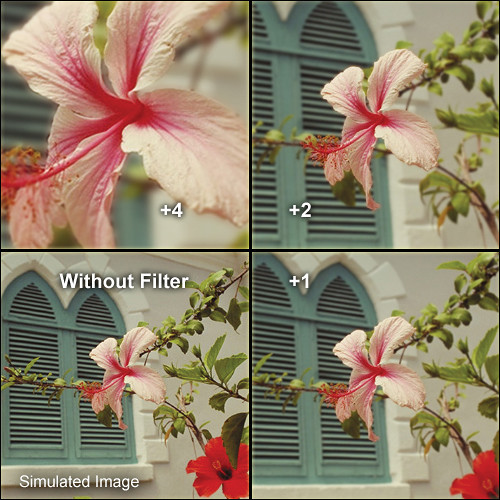 סט פילטרים Hoya 67mm close up macro lens set +1,2,4