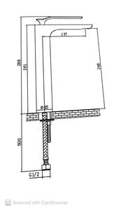 ברז פרח גבוה לכיור מונח ניקל E-RB101 סחר - א