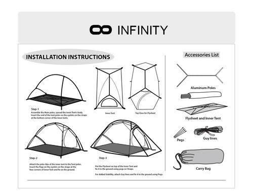 אוהל טרקים זוגי INFINITY MASAI II TREKKING TENT