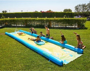 מגלשת מים מודולארית ענקית 7.9 מטר Super Wave Rider עם 2 גלשני בוגי ומשאבה