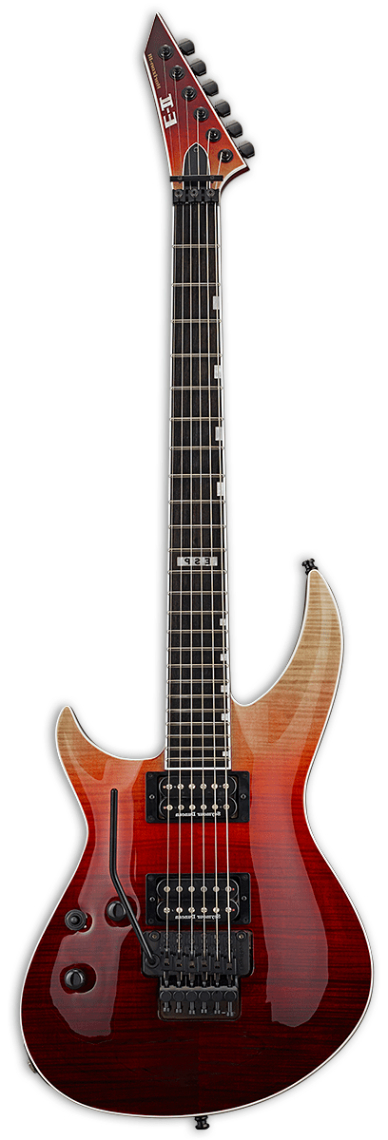גיטרה חשמלית שמאלית ESP E-II Horizon-3 FM FR BCHFD LH
