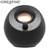 זוג רמקולים סטריאו אלחוטיים בלוטוט Creative Pebble V3 8Watt RMS, צבע שחור