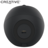 זוג רמקולים סטריאו אלחוטיים בלוטוט Creative Pebble V3 8Watt RMS, צבע שחור