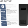 זוג רמקולים סטריאו שולחניים Creative T100 2.0 Desktop Hi-Fi with Bluetooth