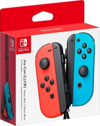 שלט נינטנדו - Nintendo Switch Joy-Con Pair Neon Red & Neon Blue