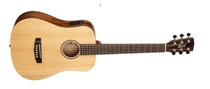 גיטרה אקוסטית מיני מוגברת + נרתיק CORT EARTH MINI Adirondack top