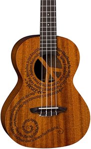 Uke Maluhia Concert יוקליילי קונצרט איכותי מעץ מהגוני מבית Luna Guitars