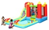 מתקן מתנפח לילדים - מתקן קפיצות משולב מגלשת מים ו 2 תותחים 9247
