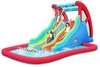 מתקן מתנפח לילדים - מגלשה תלת מסלולית לשימוש עם / ללא מים 9248
