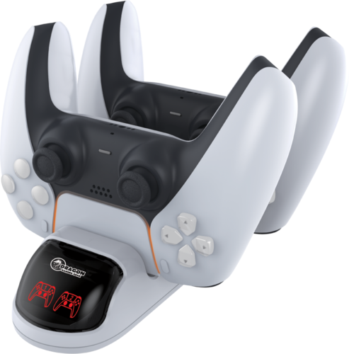 מטען כפול Dragon GPS5-10 PS5 Dual Controller + Display