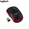 עכבר אלחוטי Logitech M185, אפור/אדום