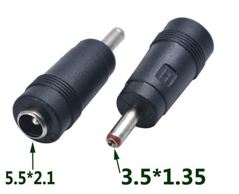 מתאם לשנאי 5.5*2.1 נקבה - 1.35*3.5 זכר DC