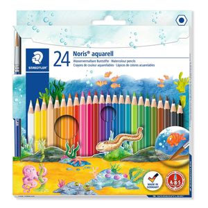 עפרונות צבעוניים אקוורל שטדלר - 24 גוונים STAEDTLER