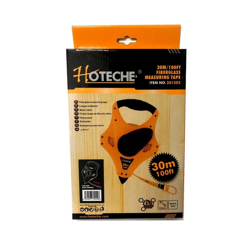 רולטקה פיברגלס - סרט מדידה 30 מטר מבית חברת HOTECHE