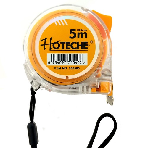 מטר ציפוי פלסטיק 25mmX5M אריזת תצוגה HOTECHE