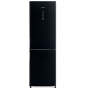 מקרר מקפיא תחתון דגם R BG410PRS6X זכוכית שחורה/כסופה HITACHI