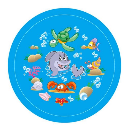 מזרקת מים לילדים בקוטר 1.5 מטר עם חיבור לצינור גינה - דולפין