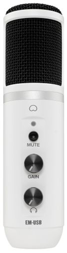 Mackie EM USB LTD Arctic White Cardioid USB Condenser Microphone