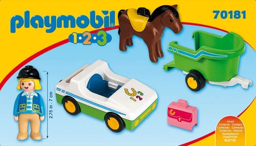 משחק פליימוביל אישה מובילה סוס לגילאי 1.5+