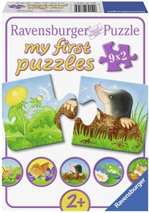 פאזל חיות הגינה לגילאי 2+