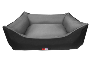 פטקס מיטה מפנקת לכלב אפור ושחור 110X85X27 ס"מ