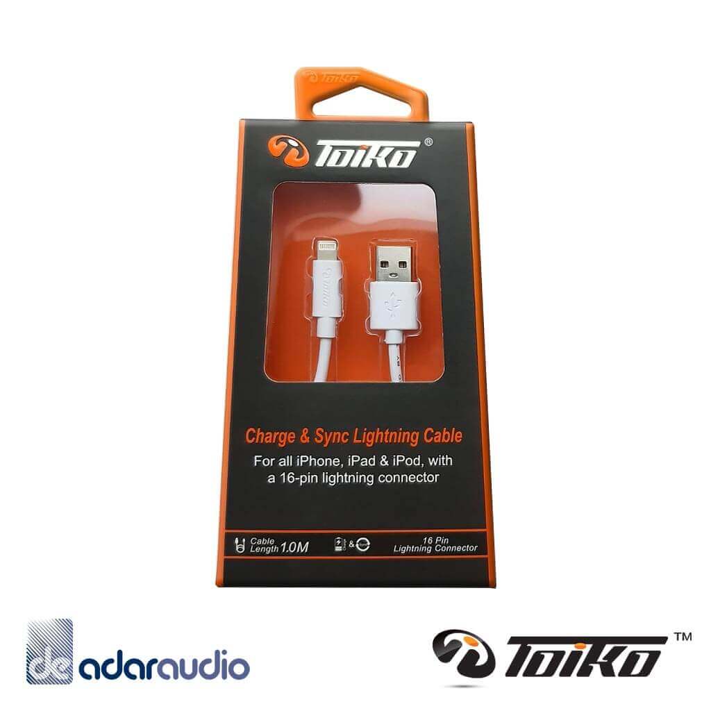 כבל Lightning באורך 2 מטר - Toiko TKO-IDCT