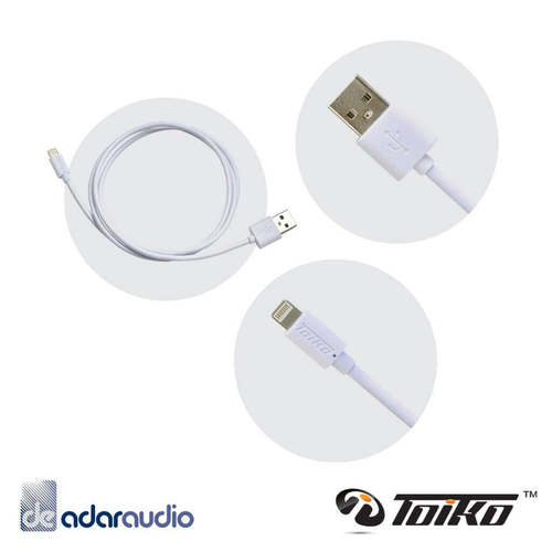 כבל Lightning באורך 2 מטר -  Toiko TKO-IDCT 